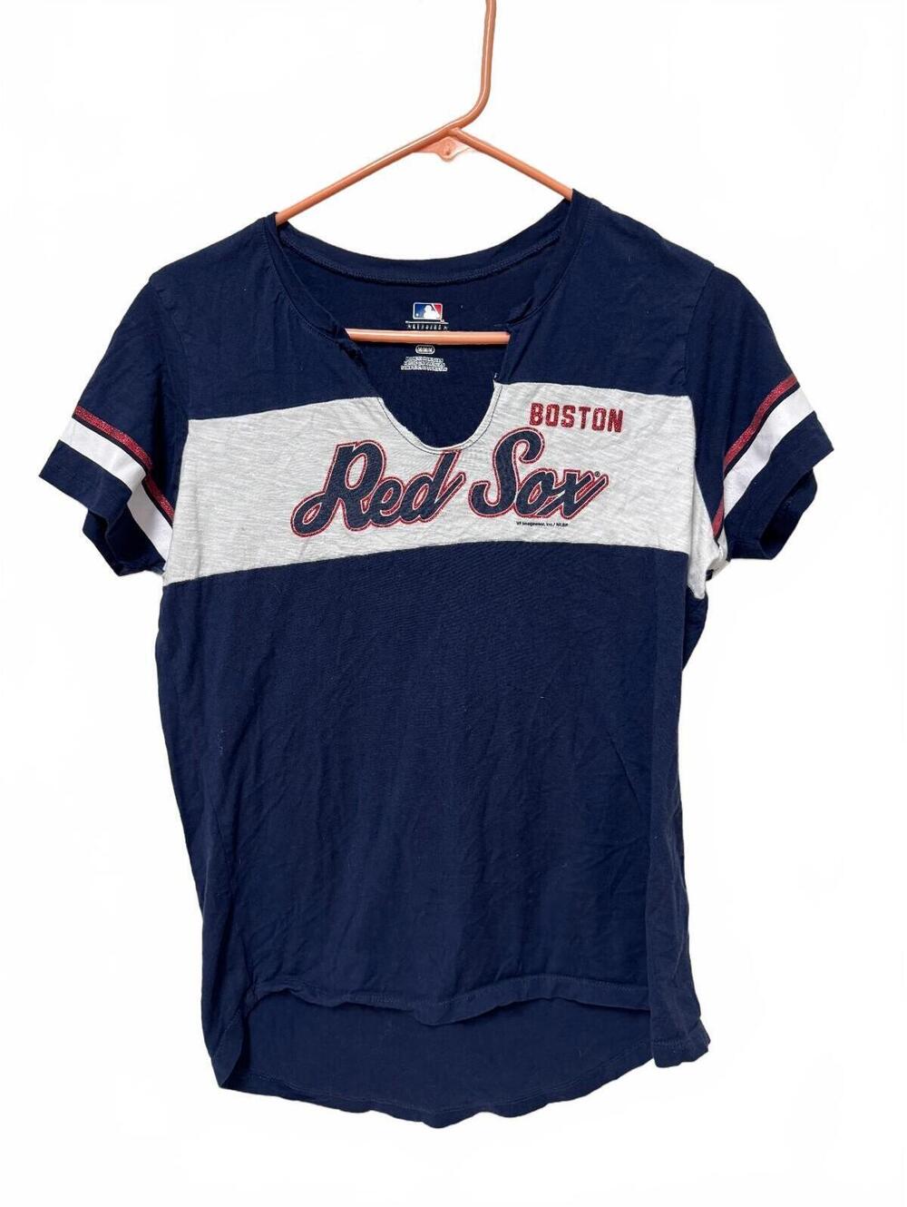 Boston Red Sox MLB Genuine Merchandise Women's Colorblock Tee Size M